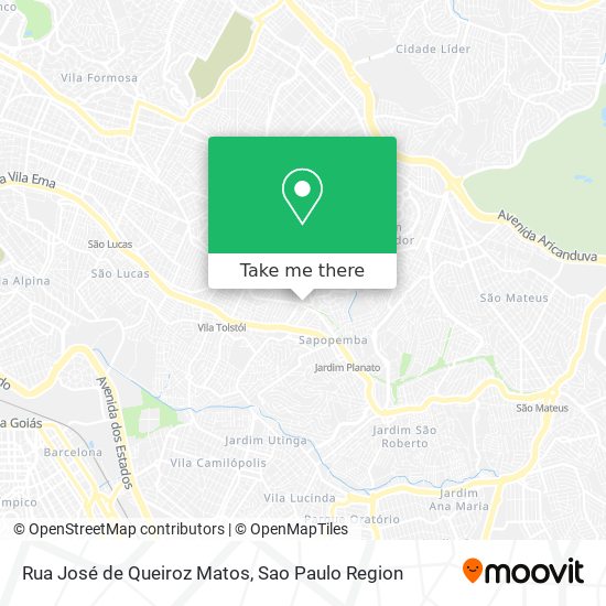 Rua José de Queiroz Matos map