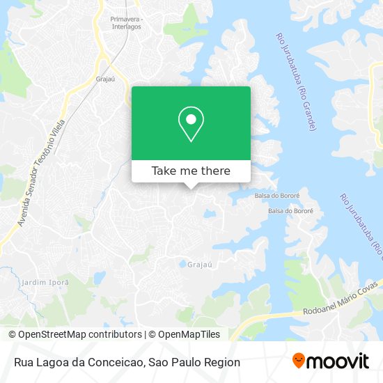 Rua Lagoa da Conceicao map