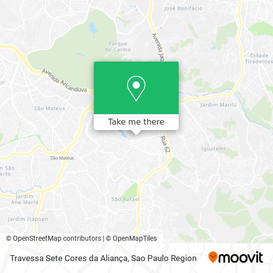 Travessa Sete Cores da Aliança map