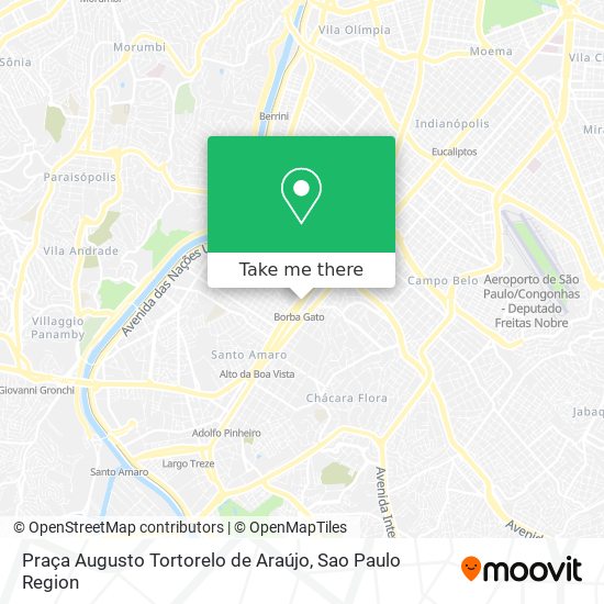 Praça Augusto Tortorelo de Araújo map