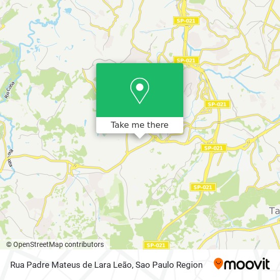 Mapa Rua Padre Mateus de Lara Leão