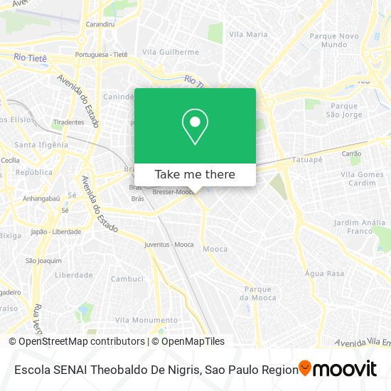 Escola SENAI Theobaldo De Nigris map