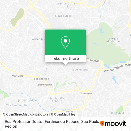 Rua Professor Doutor Ferdinando Rubano map