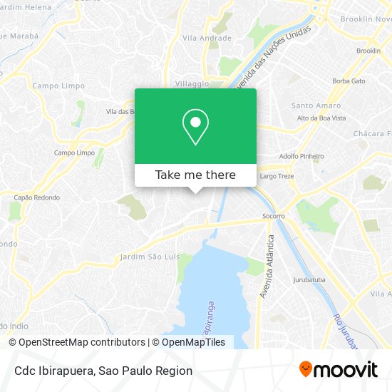 Mapa Cdc Ibirapuera