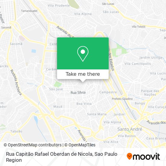 Rua Capitão Rafael Oberdan de Nicola map