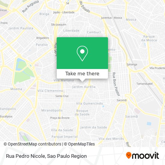 Mapa Rua Pedro Nicole