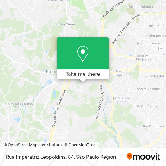 Rua Imperatriz Leopoldina, 84 map