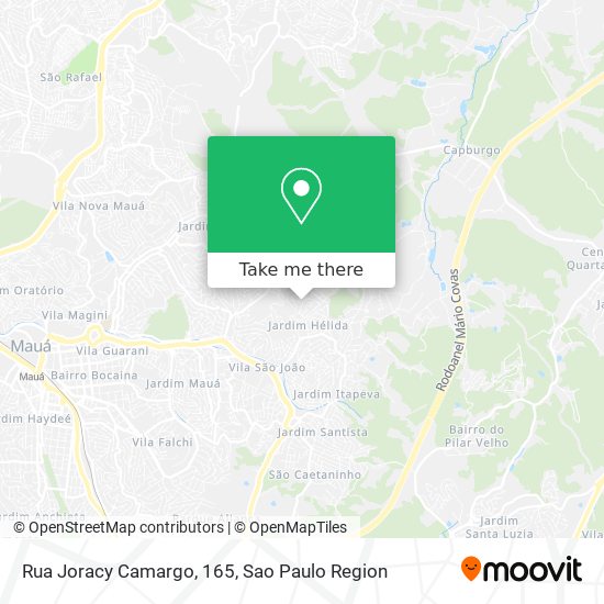 Rua Joracy Camargo, 165 map