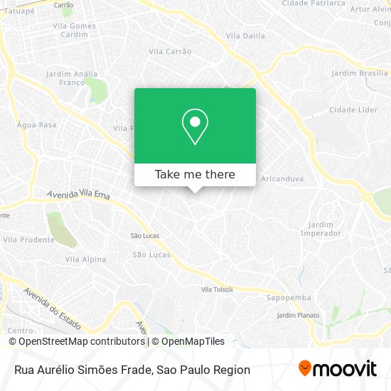 Rua Aurélio Simões Frade map