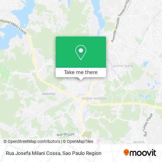 Rua Josefa Milani Cossa map