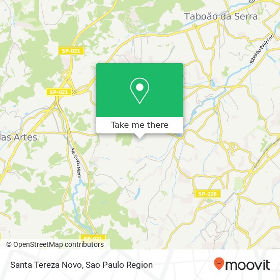 Mapa Santa Tereza Novo