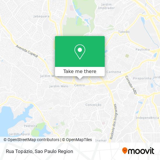 Rua Topázio map