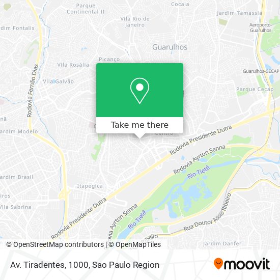 Av. Tiradentes, 1000 map