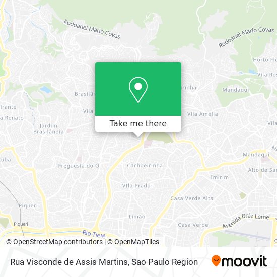 Mapa Rua Visconde de Assis Martins