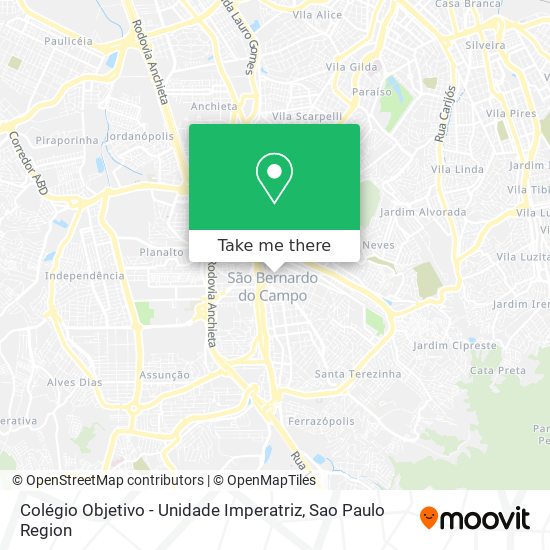 Colégio Objetivo - Unidade Imperatriz map