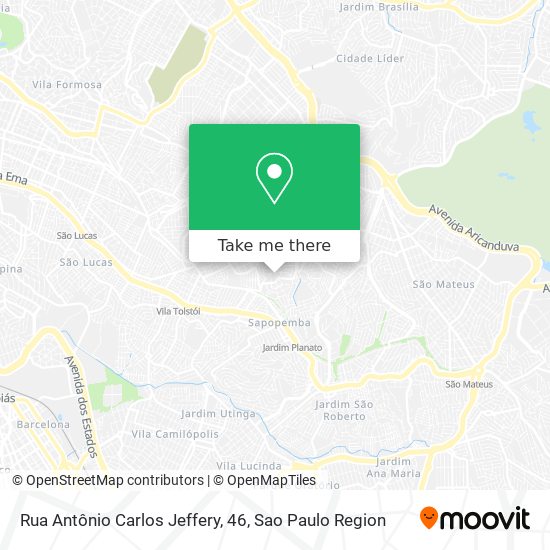 Rua Antônio Carlos Jeffery, 46 map