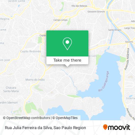 Rua Julia Ferreira da Silva map