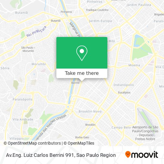 Mapa Av.Eng. Luiz Carlos Berrini 991