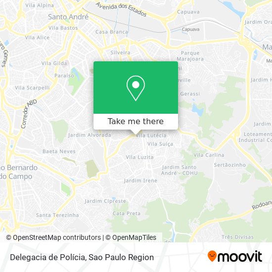 Mapa Delegacia de Polícia