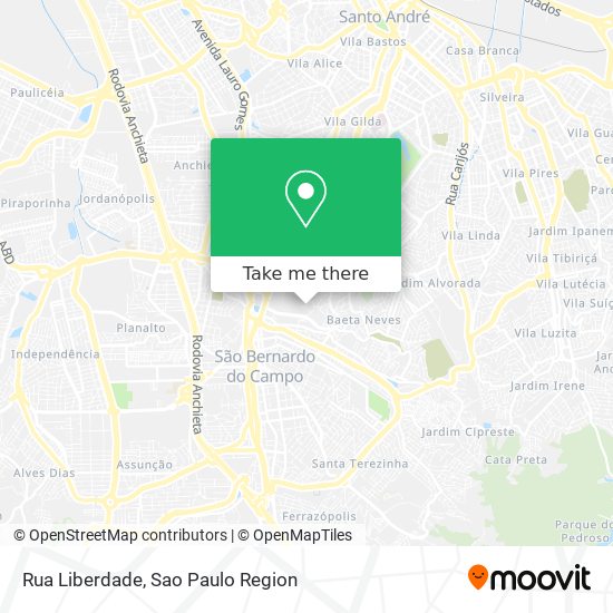 Rua Liberdade map