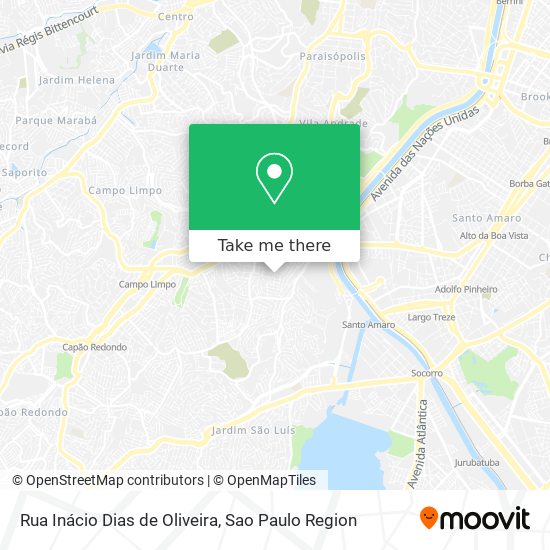 Rua Inácio Dias de Oliveira map