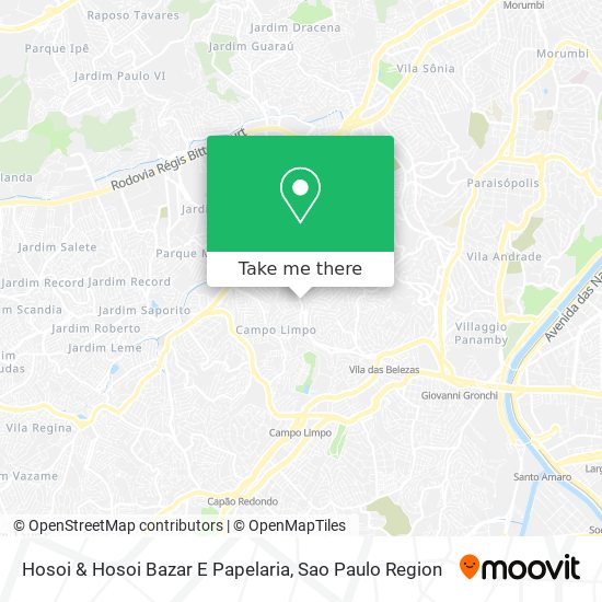 Hosoi & Hosoi Bazar E Papelaria map