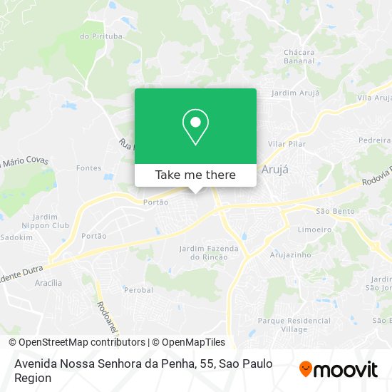 Mapa Avenida Nossa Senhora da Penha, 55