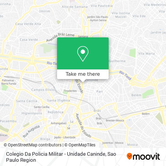 Colegio Da Policia Militar - Unidade Caninde map