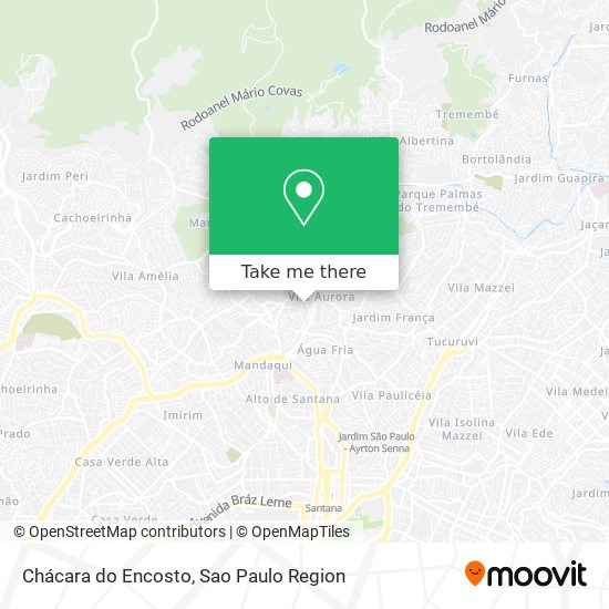 Chácara do Encosto map