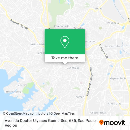 Avenida Doutor Ulysses Guimarães, 635 map