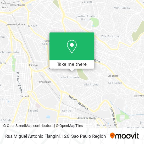 Mapa Rua Miguel Antônio Flangini, 126