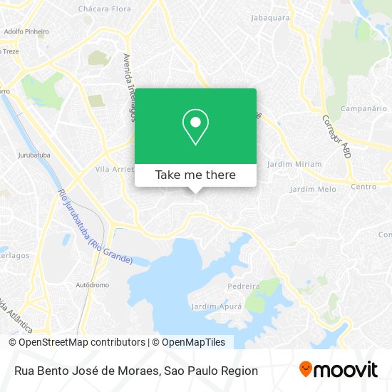 Rua Bento José de Moraes map