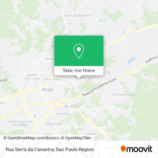 Rua Serra da Canastra map