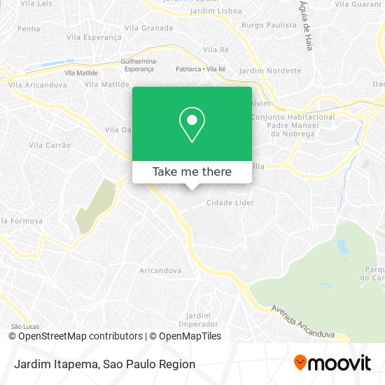 Jardim Itapema map