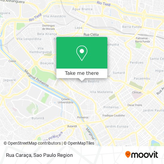 Mapa Rua Caraça