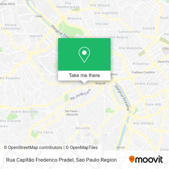 Rua Capitão Frederico Pradel map