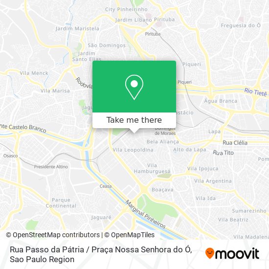 Rua Passo da Pátria / Praça Nossa Senhora do Ó map