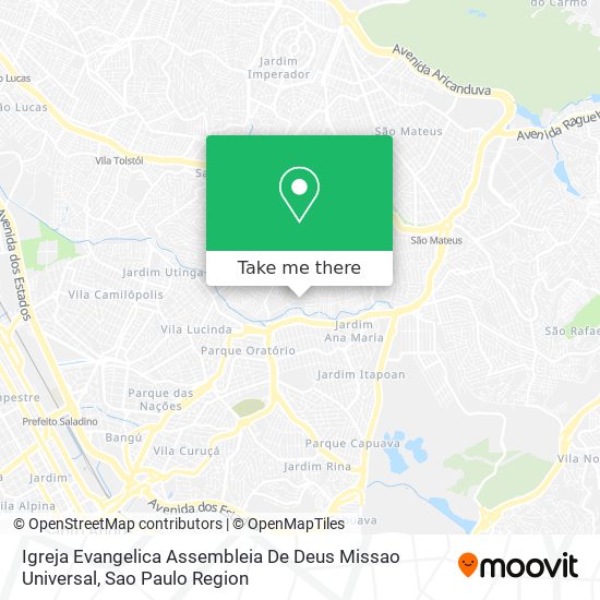 Igreja Evangelica Assembleia De Deus Missao Universal map
