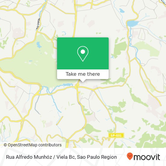 Rua Alfredo Munhóz / Viela Bc map