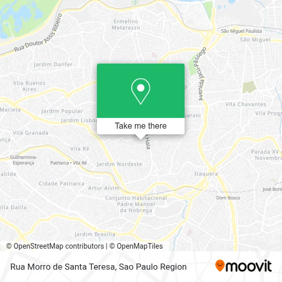Rua Morro de Santa Teresa map