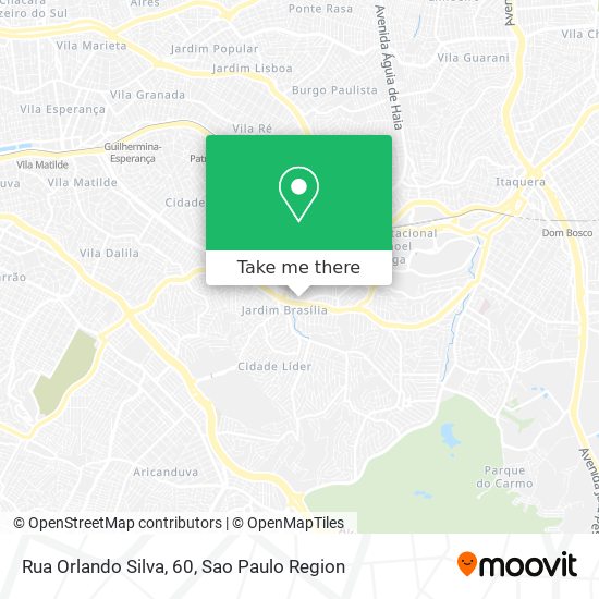 Mapa Rua Orlando Silva, 60