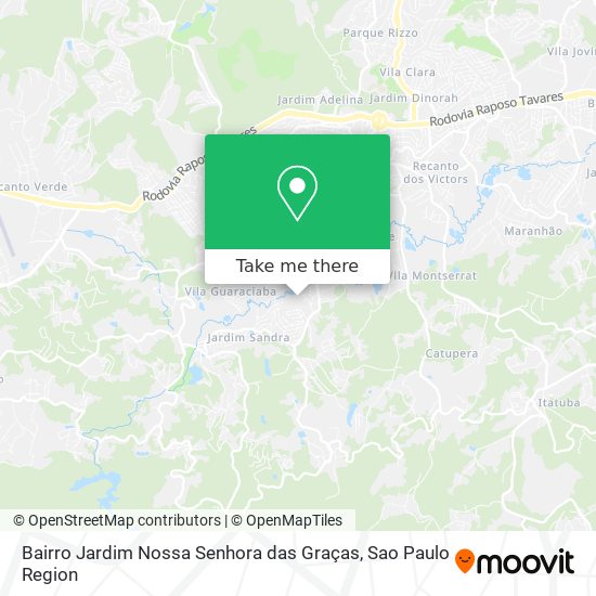 Bairro Jardim Nossa Senhora das Graças map