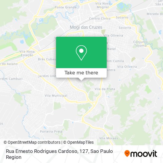 Rua Ernesto Rodrigues Cardoso, 127 map
