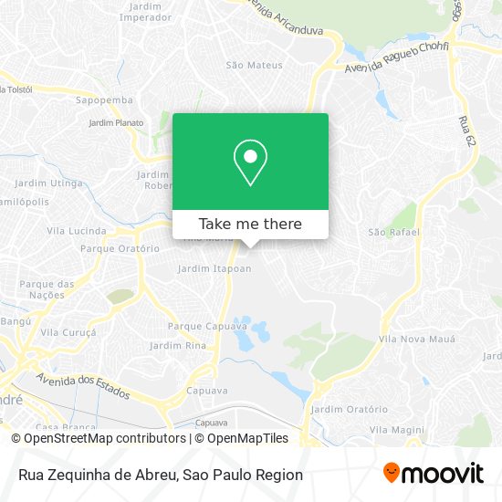 Rua Zequinha de Abreu map