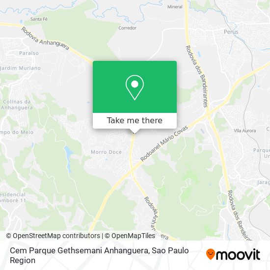 Mapa Cem Parque Gethsemani Anhanguera