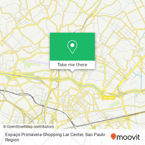 Espaço Primavera-Shopping Lar Center map