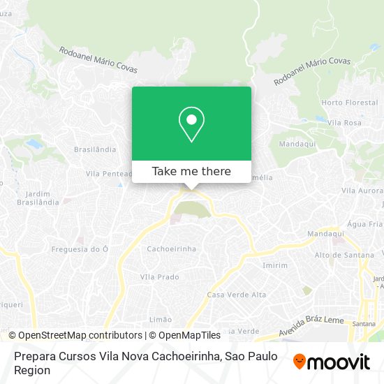 Prepara Cursos Vila Nova Cachoeirinha map