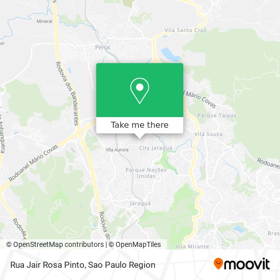 Mapa Rua Jair Rosa Pinto