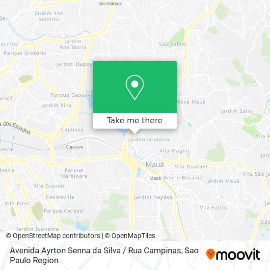 Avenida Ayrton Senna da Silva / Rua Campinas map