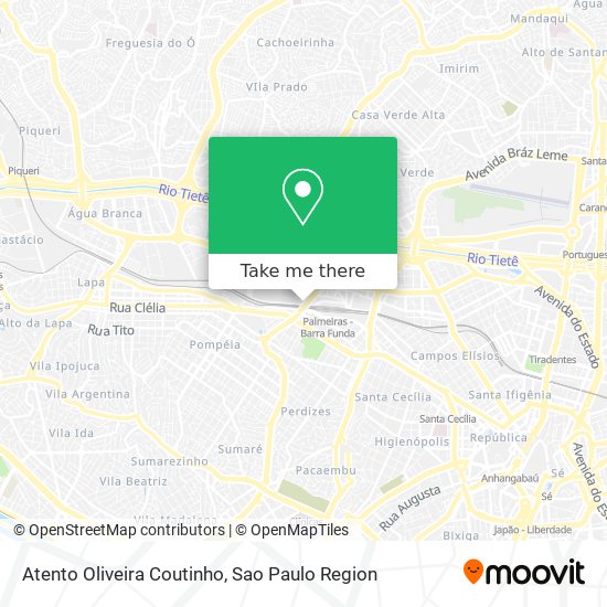 Atento Oliveira Coutinho map